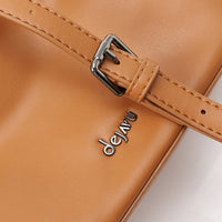 LID-DVTX-036 Squared Shaped Leather Handbag