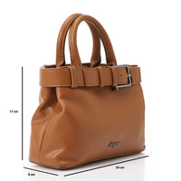 LID-DVTX-036 Squared Shaped Leather Handbag