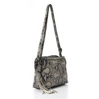 LID-DVTX-040 Snake Textured Cross Bag