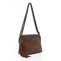 LID-DVTX-040 Snake Textured Cross Bag