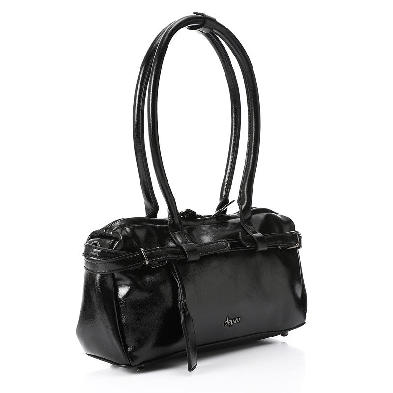 LID-DVTX-041 Shiny Solid Plain Shoulder Bag
