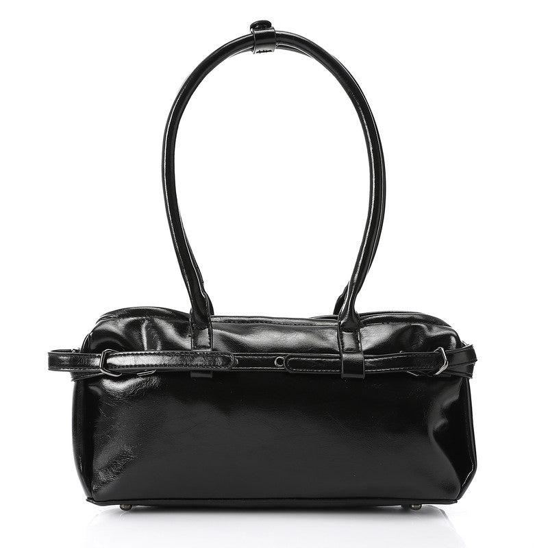 LID-DVTX-041 Shiny Solid Plain Shoulder Bag