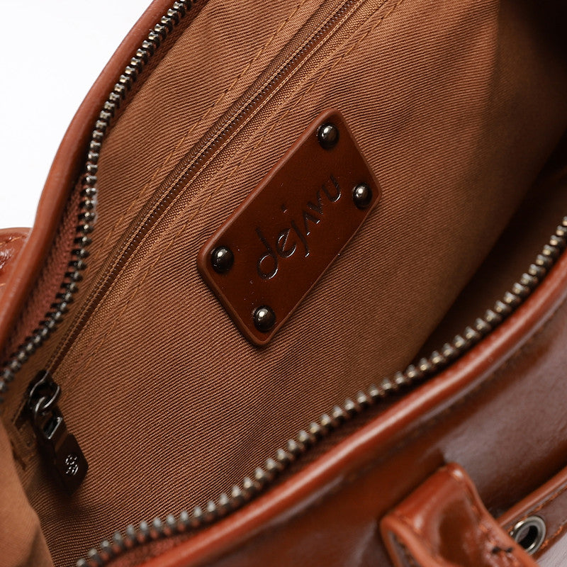 LID-DVTX-041 Shiny Solid Plain Shoulder Bag