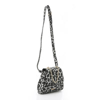LID-DVTX-044 Leopard Print Leather Cross Bag