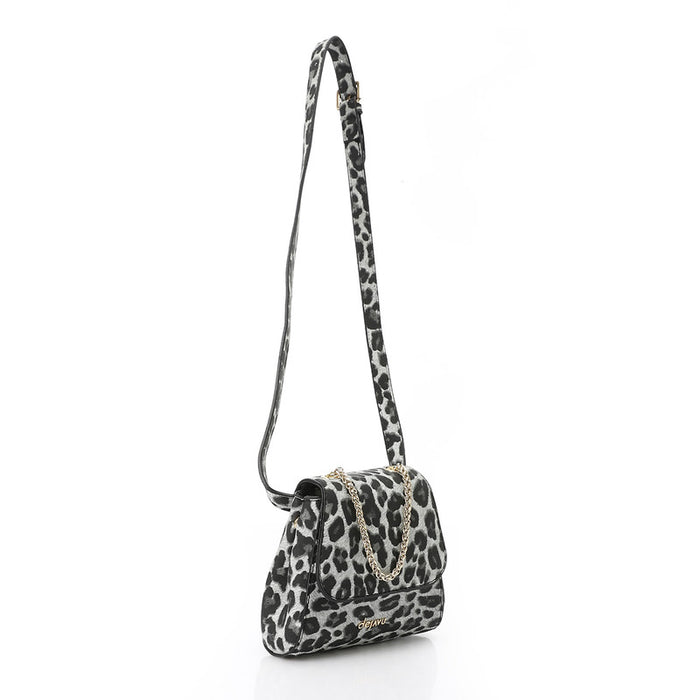 LID-DVTX-044 Leopard Print Leather Cross Bag