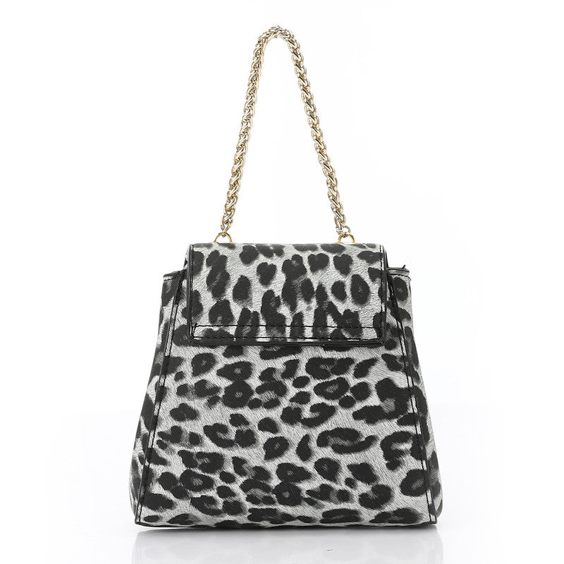 LID-DVTX-044 Leopard Print Leather Cross Bag