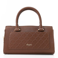 LID-DVTX-048  Patterened Satchel Handbag