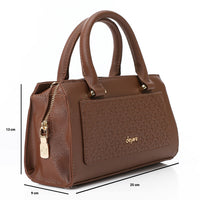 LID-DVTX-048  Patterened Satchel Handbag