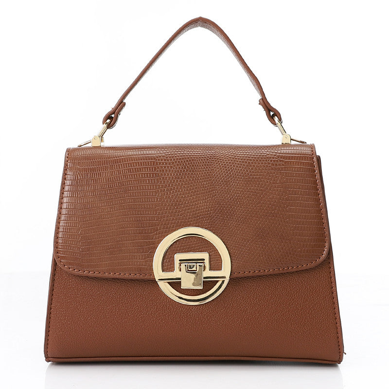 LID-DVTX-049 Small Faux Leather Handbag