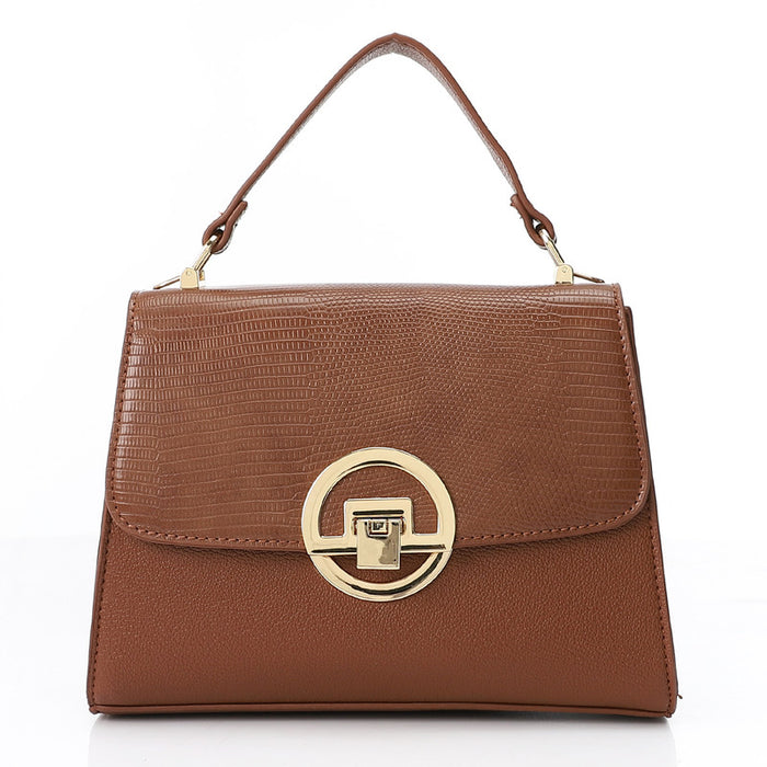 LID-DVTX-049 Small Faux Leather Handbag
