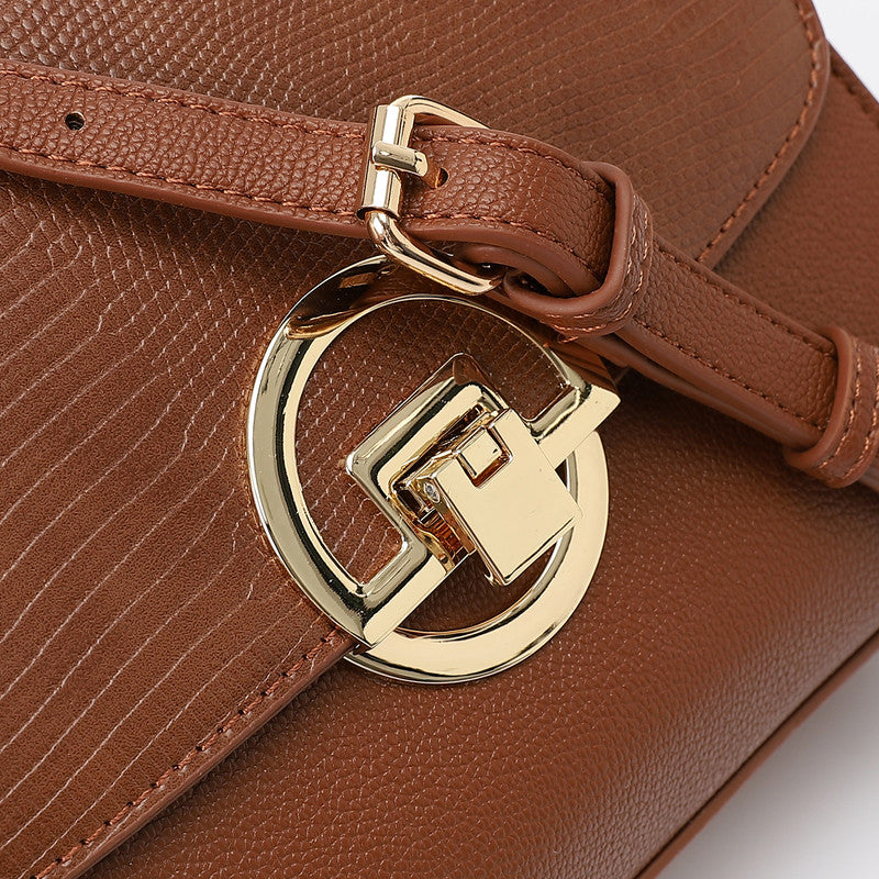 LID-DVTX-049 Small Faux Leather Handbag
