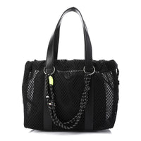 OYE-DJTX-008 Mesh Bag With Leather Hand