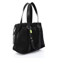 OYE-DJTX-008 Mesh Bag With Leather Hand