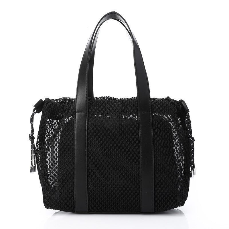 OYE-DJTX-008 Mesh Bag With Leather Hand