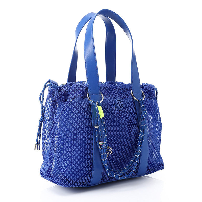 OYE-DJTX-008 Mesh Bag With Leather Hand