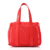 OYE-DJTX-008 Mesh Bag With Leather Hand