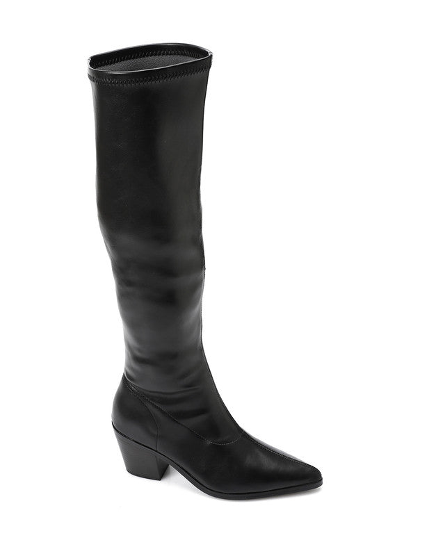 PRD-DVTX-002 High Neck Leather Boot