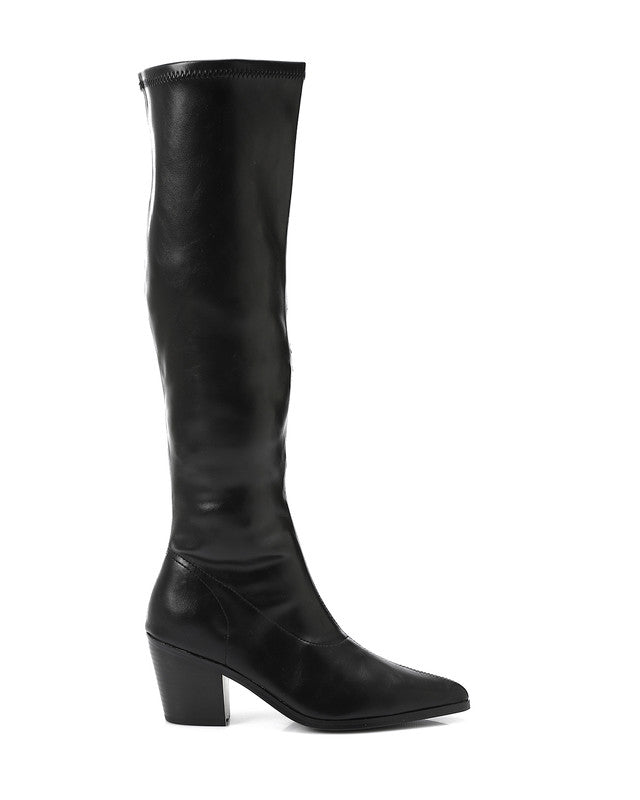 PRD-DVTX-002 High Neck Leather Boot