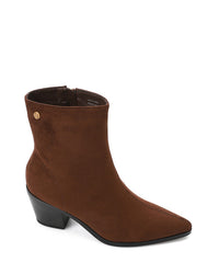 PRD-DVTX-003 Heeled Suede Ankle Boot