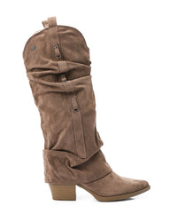 PRD-DVTX-005 Fold Slip On Knee High Boots