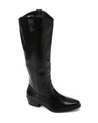 PRD-DVTX-006 Knee High Plain Leather Boot