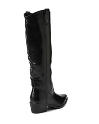 PRD-DVTX-006 Knee High Plain Leather Boot