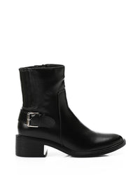 PRD-DVTX-007 Details Mid Heel Ankle Boots