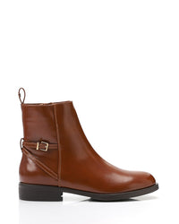 PRD-DVTX-011  Leather Ankle Boot