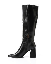 PRD-DVTX-012 Heeled Knee High Plain Boot