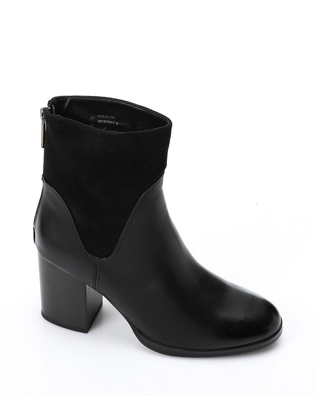 PRD-DVTX-013 Oval Toe Shape High Heel Ankle Boots