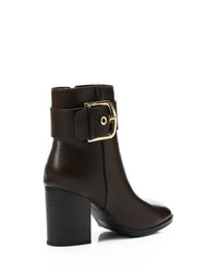 PRD-DVTX-014 Decorative Buckle High Heel Ankle BootsDark