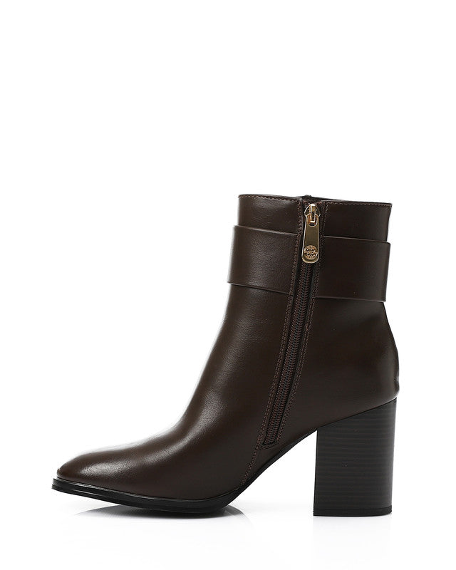 PRD-DVTX-014 Decorative Buckle High Heel Ankle BootsDark
