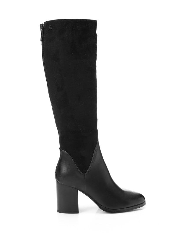 PRD-DVTX-015 Zipped Knee High Heeled Boots