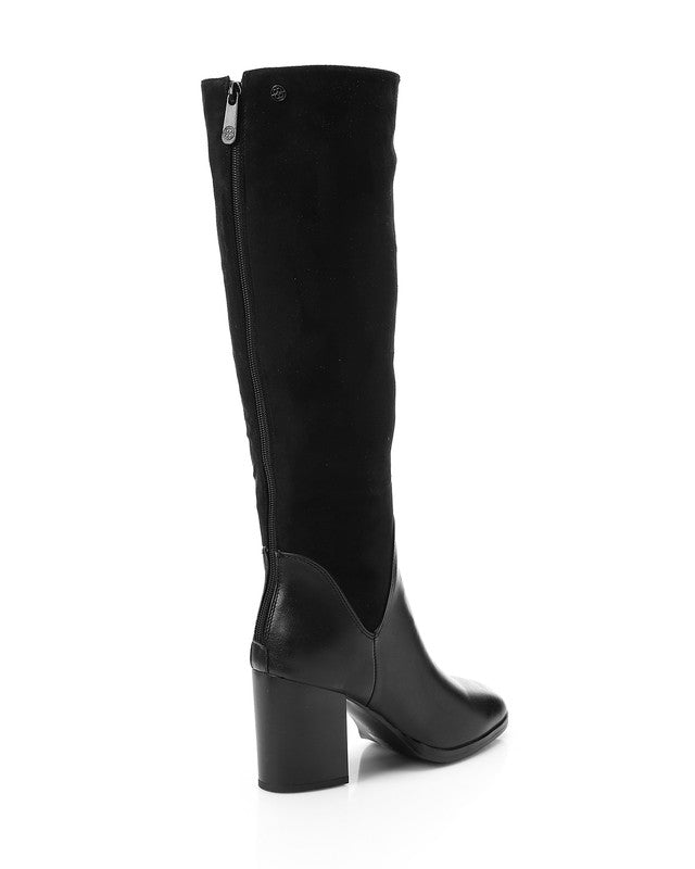 PRD-DVTX-015 Zipped Knee High Heeled Boots
