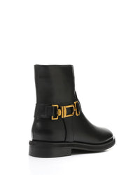 PRD-DVTX-020  Side Chain Leather Ankle Boot