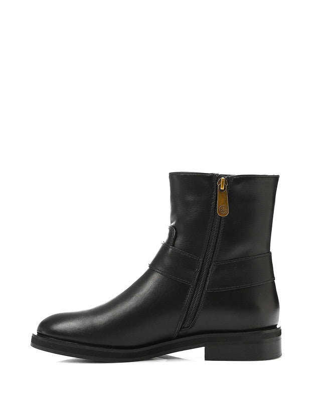 PRD-DVTX-020  Side Chain Leather Ankle Boot