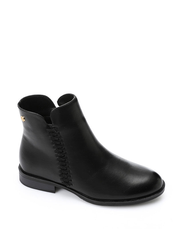PRD-DVTX-021 Zipper Closure Flat Ankle Boots