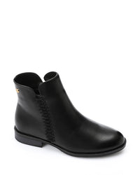 PRD-DVTX-021 Zipper Closure Flat Ankle Boots