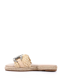 JAL-DJTH-006 Open Toe Straw Slipper