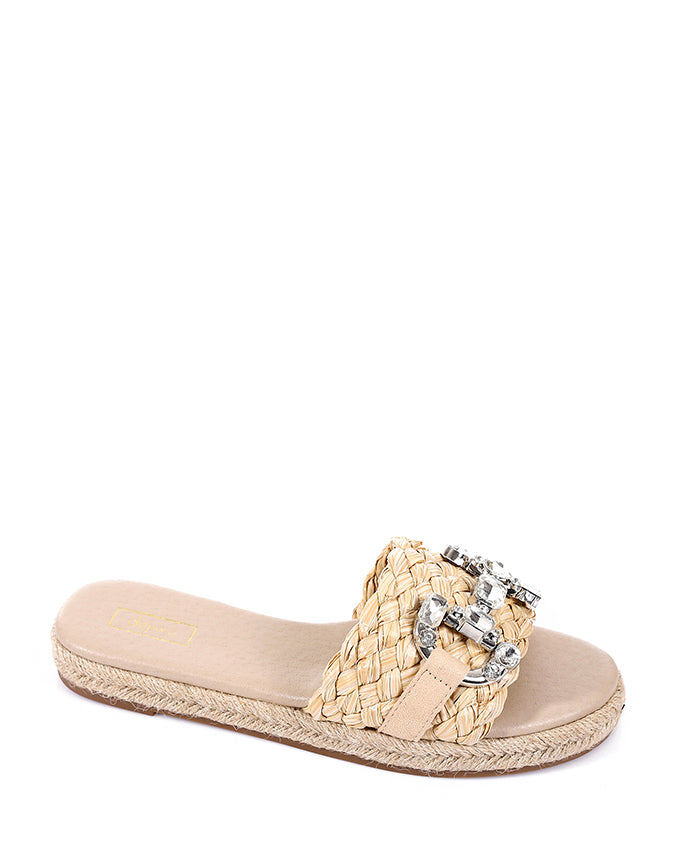 JAL-DJTH-006 Open Toe Straw Slipper