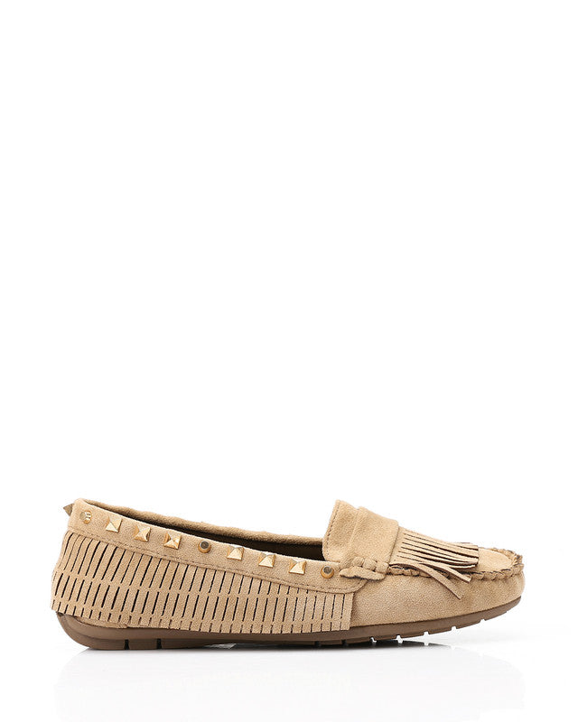 RUI-DVTX-005 Suede Flat Ballerina