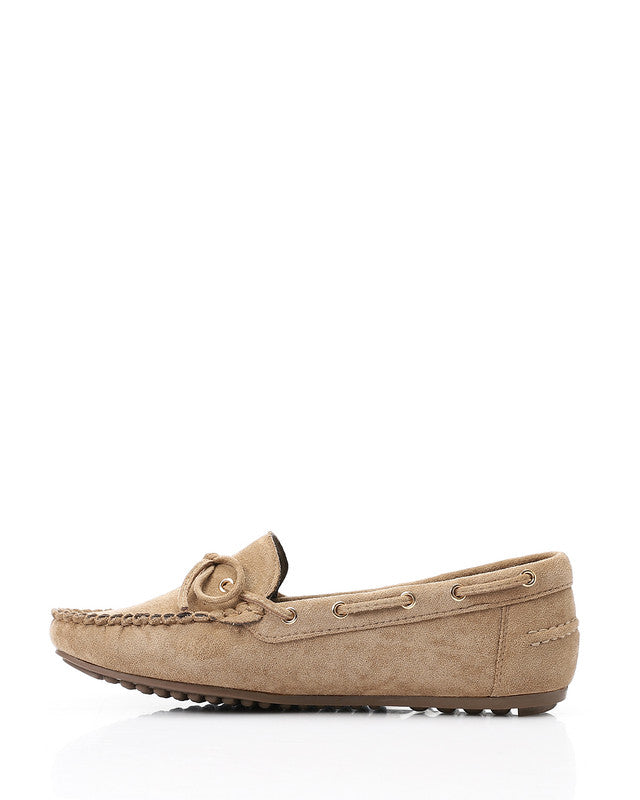 RUI-DVTX-009 Simple Suede Flat Ballerina