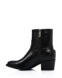 SUN-DVTV-007 Textured Leather Boots