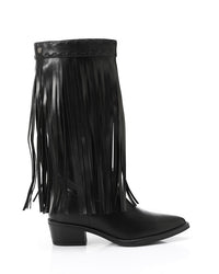 SUN-DVTX-003 Leather Knee High Boot