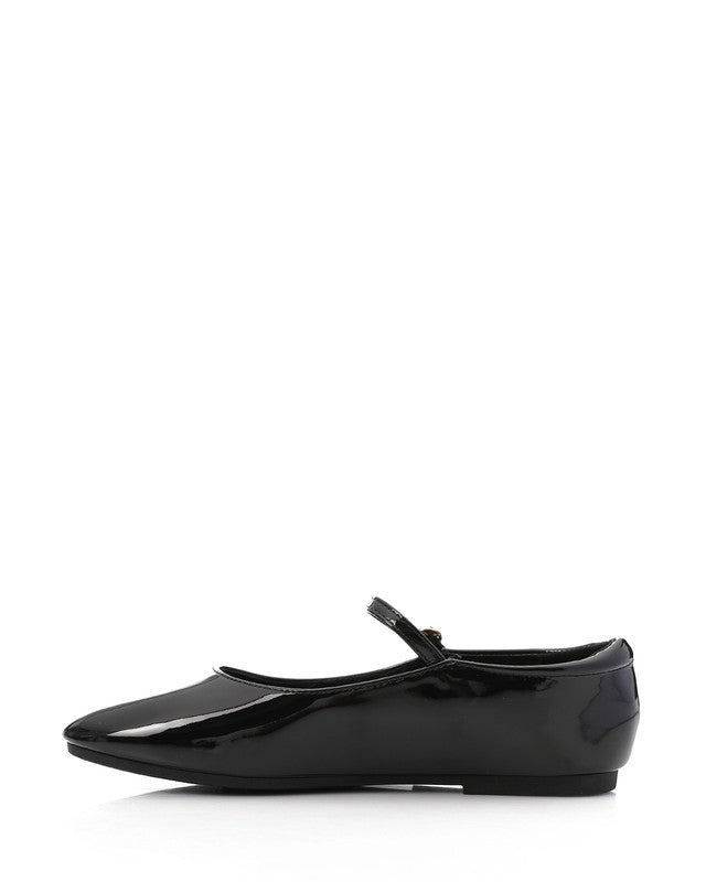 WAH-DVTX-001  Mary Jane Front Strap Flat Ballerina