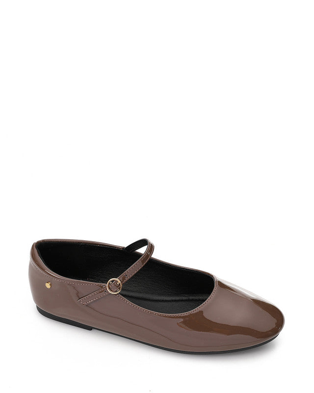WAH-DVTX-001  Mary Jane Front Strap Flat Ballerina