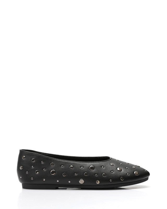 WAH-DVTX-003 Studded Chic Flat Ballerina