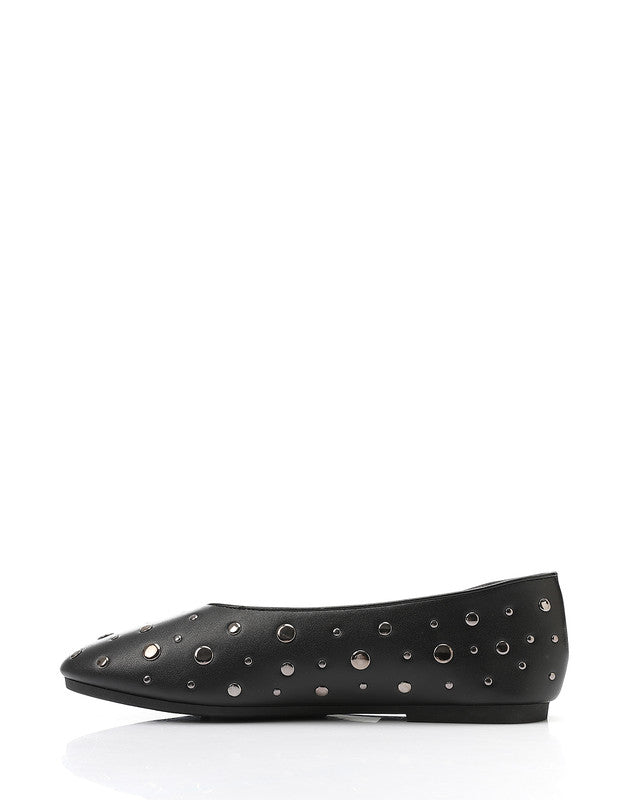 WAH-DVTX-003 Studded Chic Flat Ballerina
