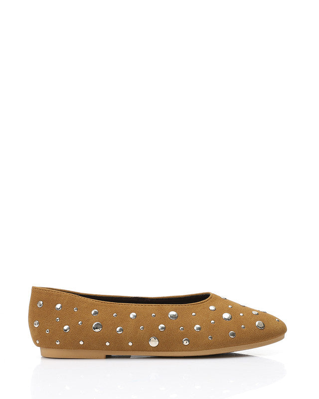 WAH-DVTX-003 Studded Chic Flat Ballerina
