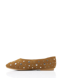 WAH-DVTX-003 Studded Chic Flat Ballerina